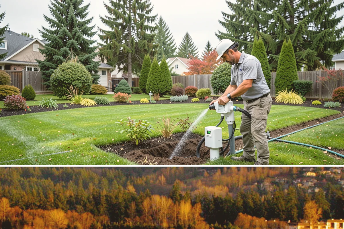 Overseeding in Kenmore, King County, WA - Early fall is ideal for germination and root establishment