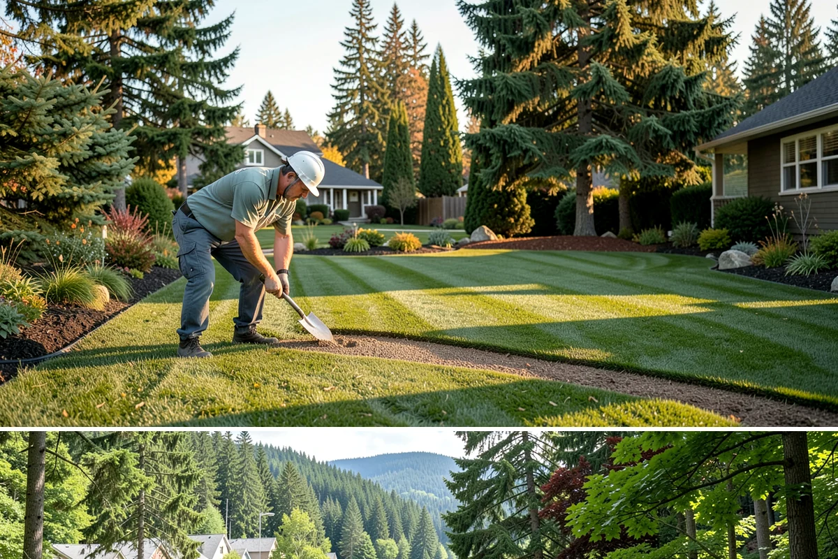 Overseeding in Lake Forest Park, King County, WA - Early fall is ideal for germination and root establishment