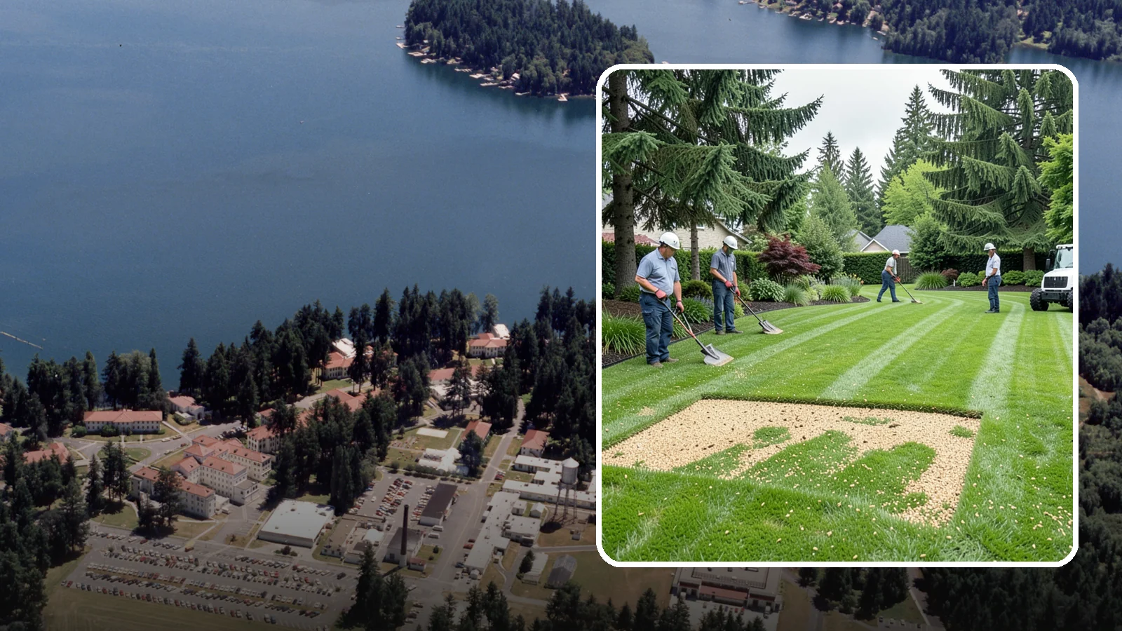 Overseeding in Lakewood, Pierce County, WA - Overseeding that thickens thin, patchy lawns with fresh, region-appropriate grass.
