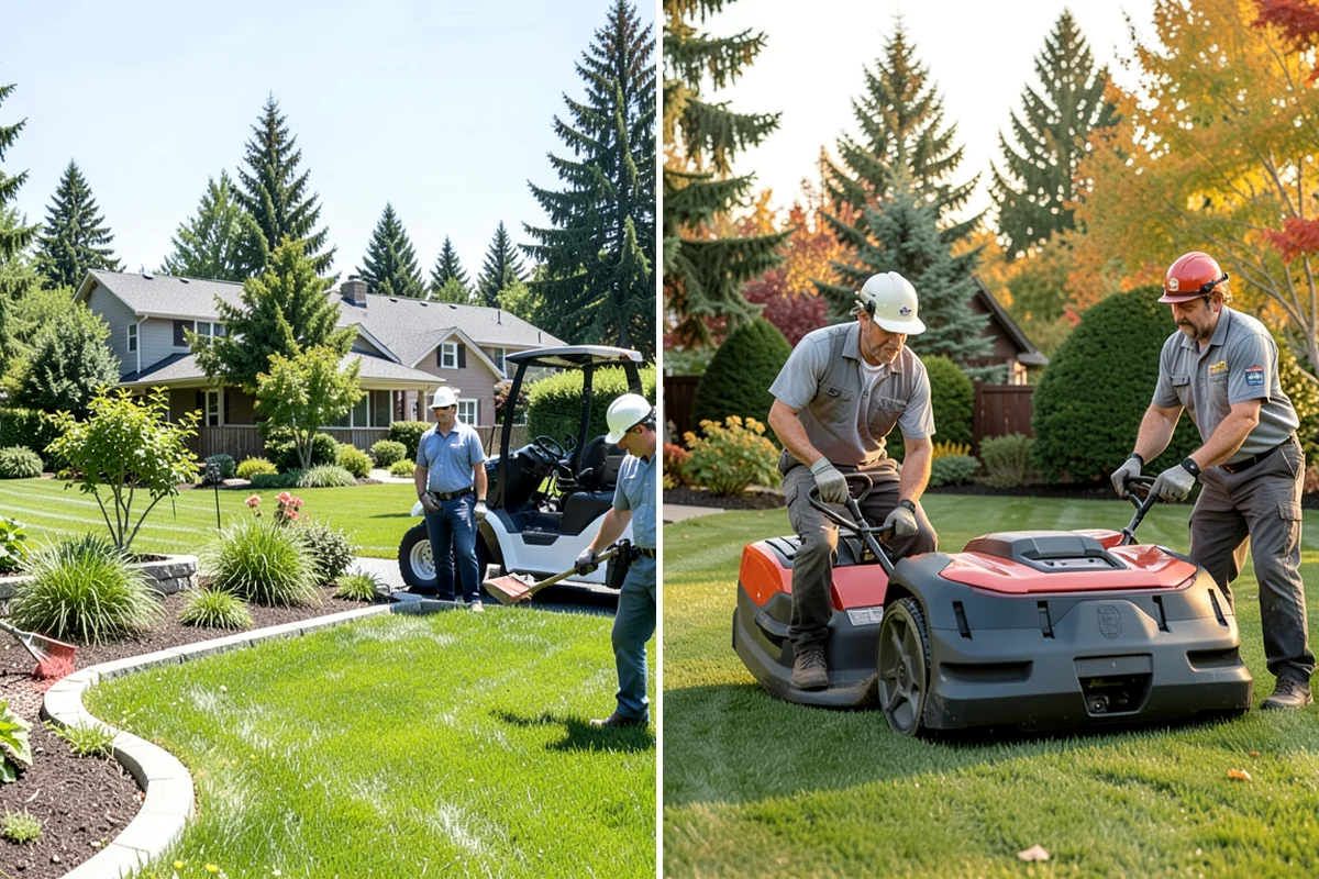 Overseeding in Lakewood, Pierce County, WA - Mow low and clear debris