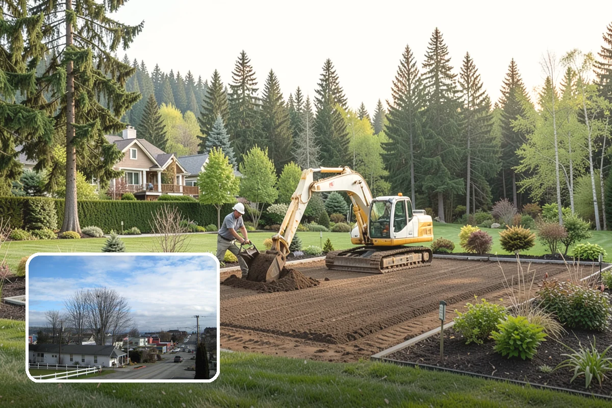 Overseeding in Langley, Island County, WA - Fills thin and bare areas for a denser lawn
