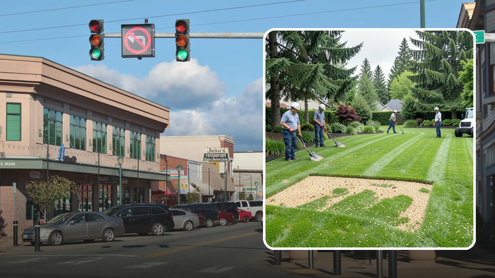 Overseeding in Monroe, Snohomish County, WA - Overseeding that thickens thin, patchy lawns with fresh, region-appropriate grass.