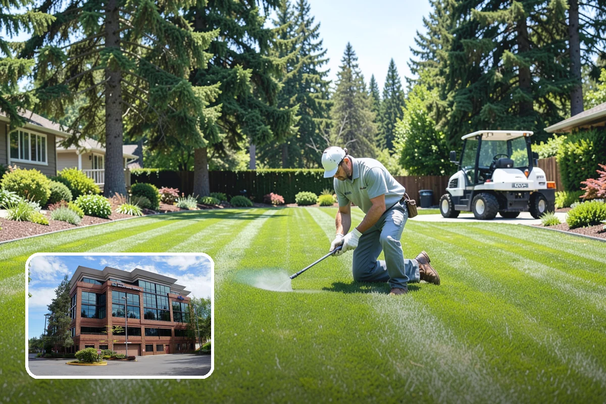 Overseeding in Mountlake Terrace, Snohomish County, WA - Fills thin and bare areas for a denser lawn