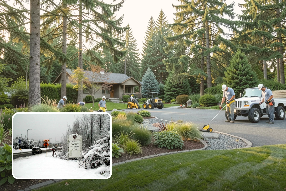 Overseeding in Newcastle, King County, WA - Fills thin and bare areas for a denser lawn