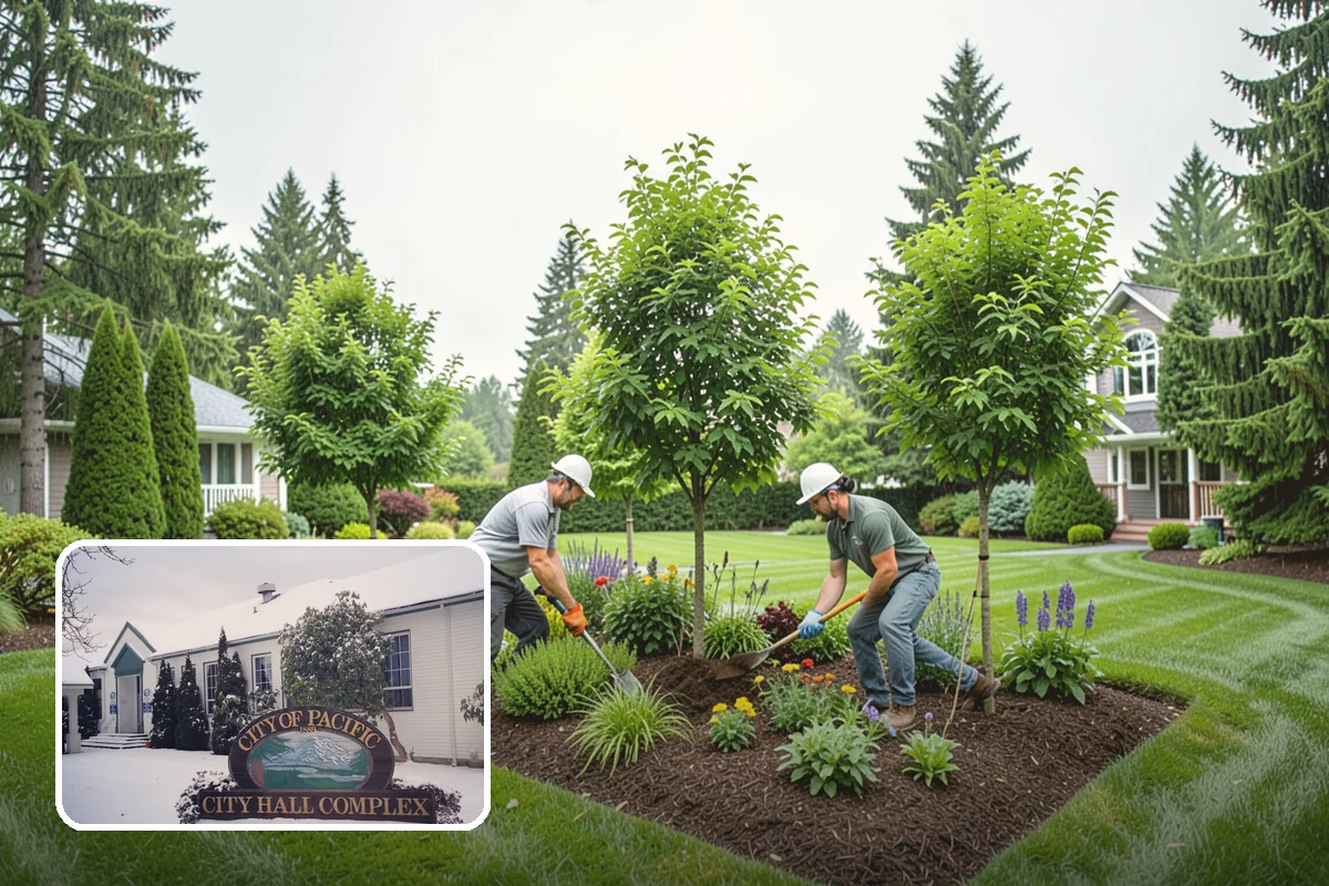 Overseeding in Pacific, King County, WA - Fills thin and bare areas for a denser lawn