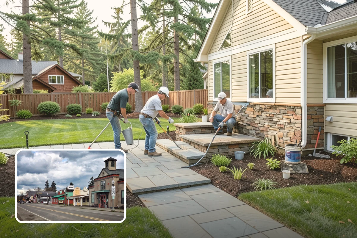 Overseeding in Roy, Pierce County, WA - Fills thin and bare areas for a denser lawn
