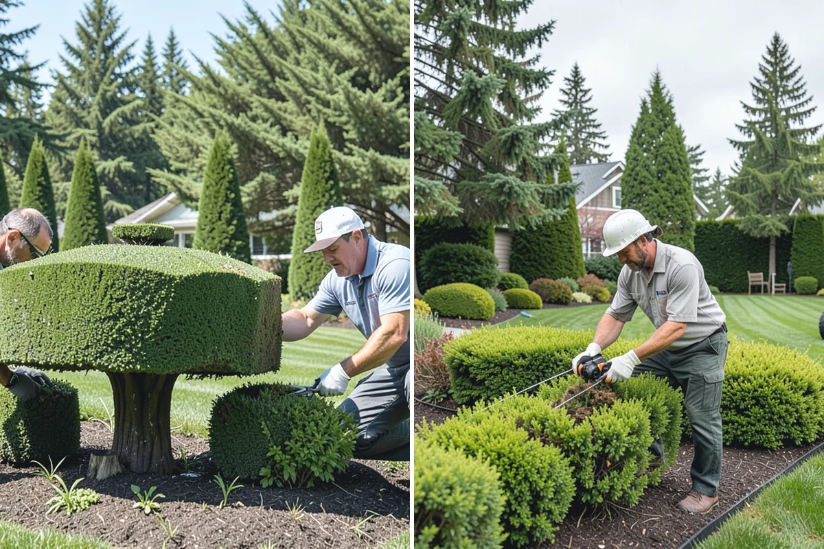 Overseeding in Roy, Pierce County, WA - Mow low and clear debris