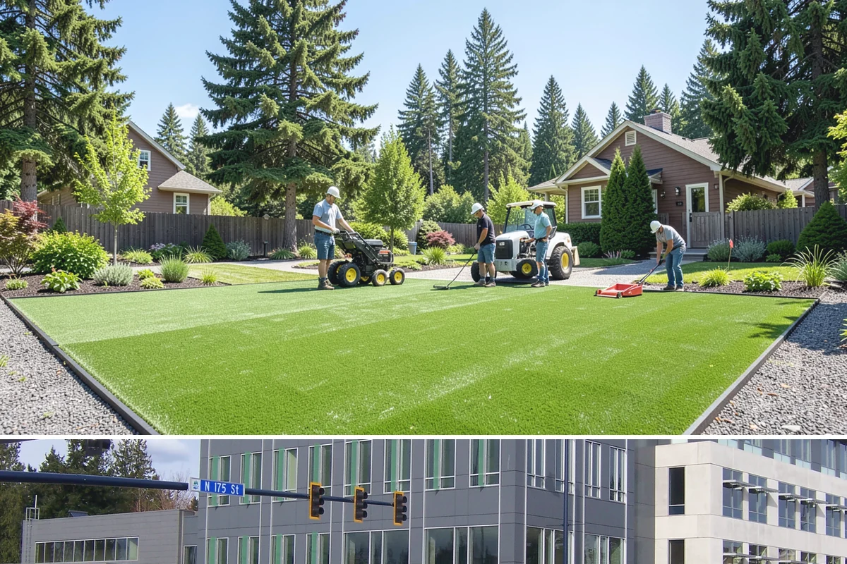 Overseeding in Shoreline, King County, WA - Early fall is ideal for germination and root establishment