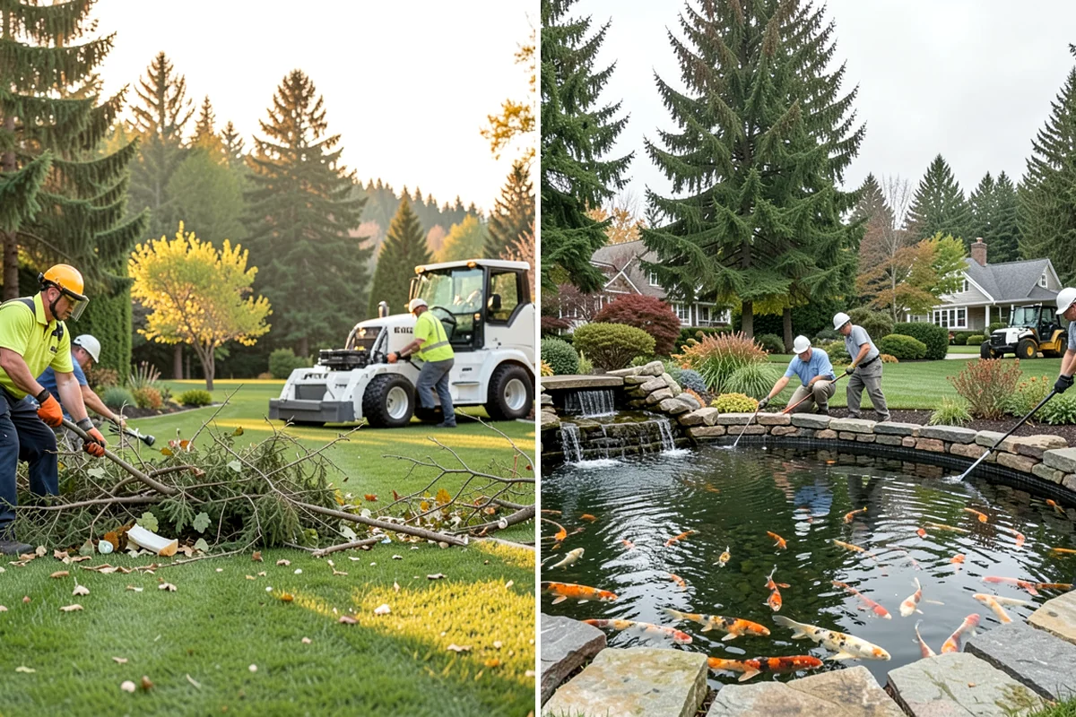 Overseeding in Snoqualmie, King County, WA - Mow low and clear debris