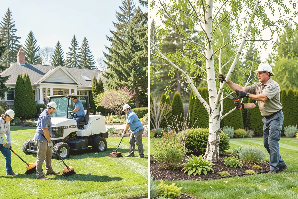 Overseeding in Stanwood, Snohomish County, WA - Mow low and clear debris