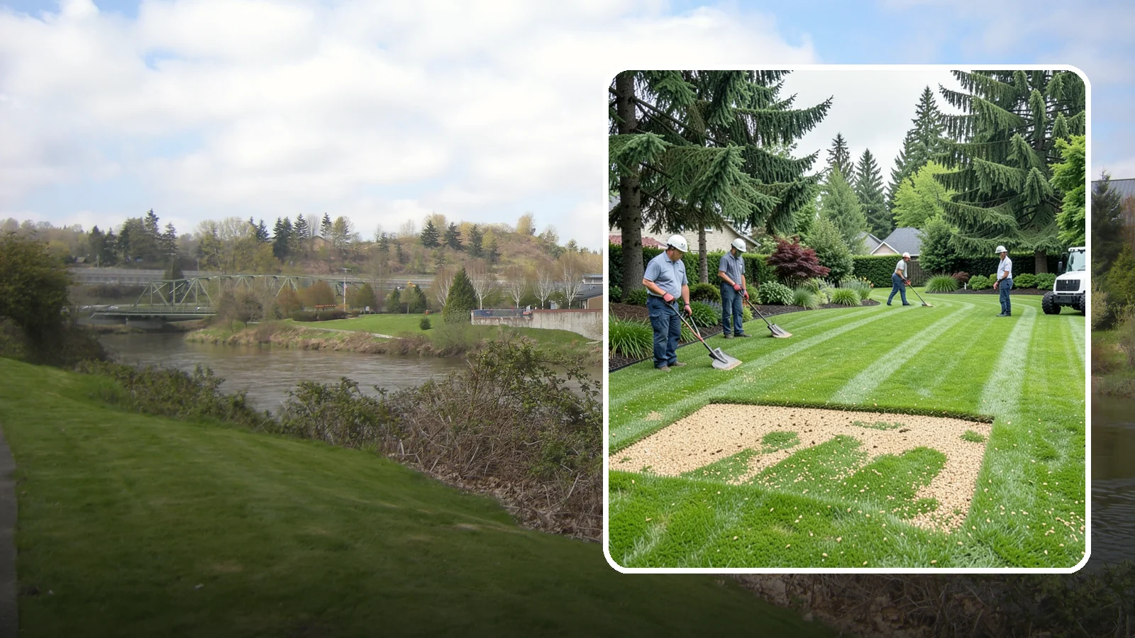 Overseeding in Tukwila, King County, WA - Overseeding that thickens thin, patchy lawns with fresh, region-appropriate grass.