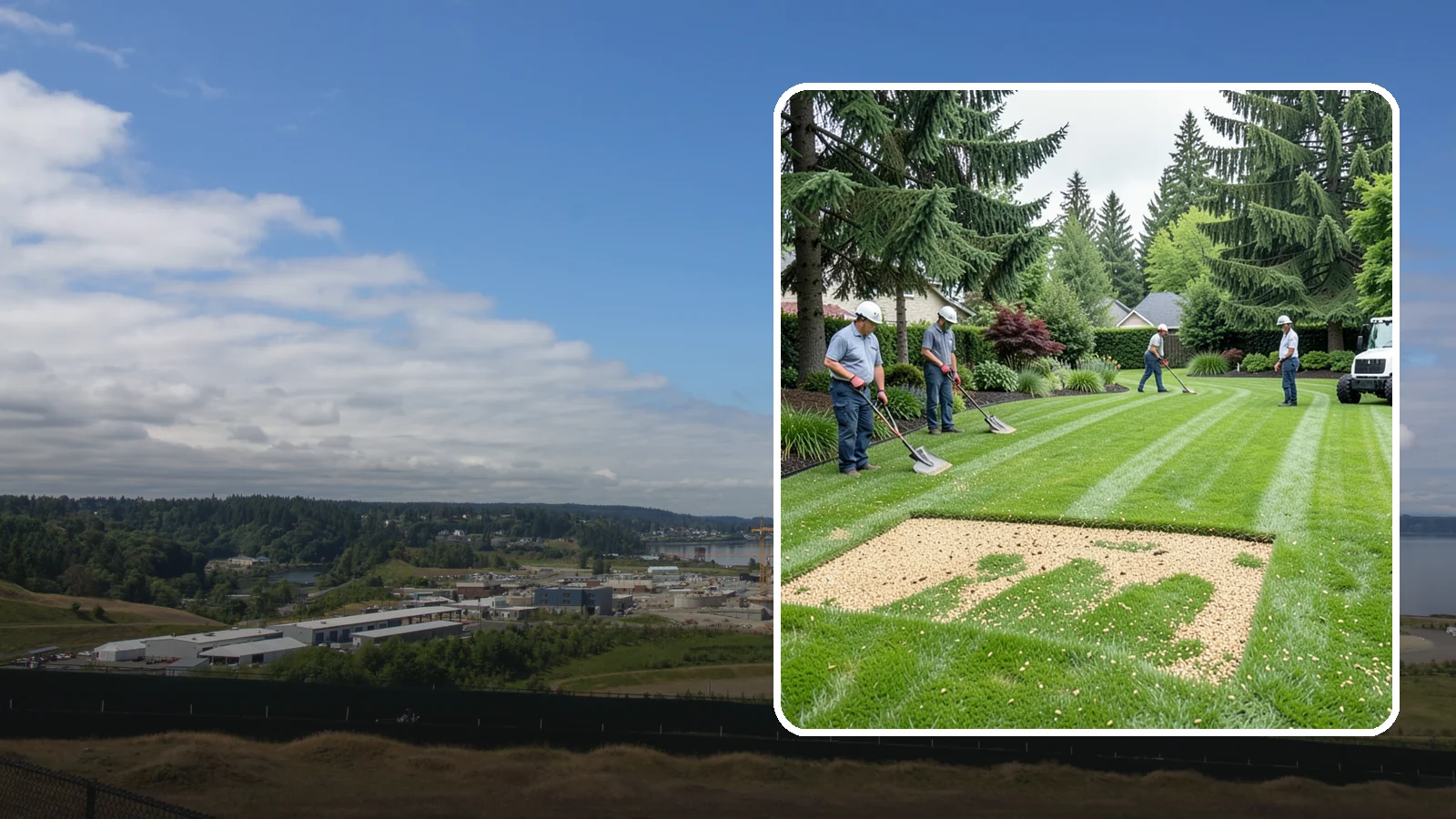 Overseeding in University Place, Pierce County, WA - Overseeding that thickens thin, patchy lawns with fresh, region-appropriate grass.