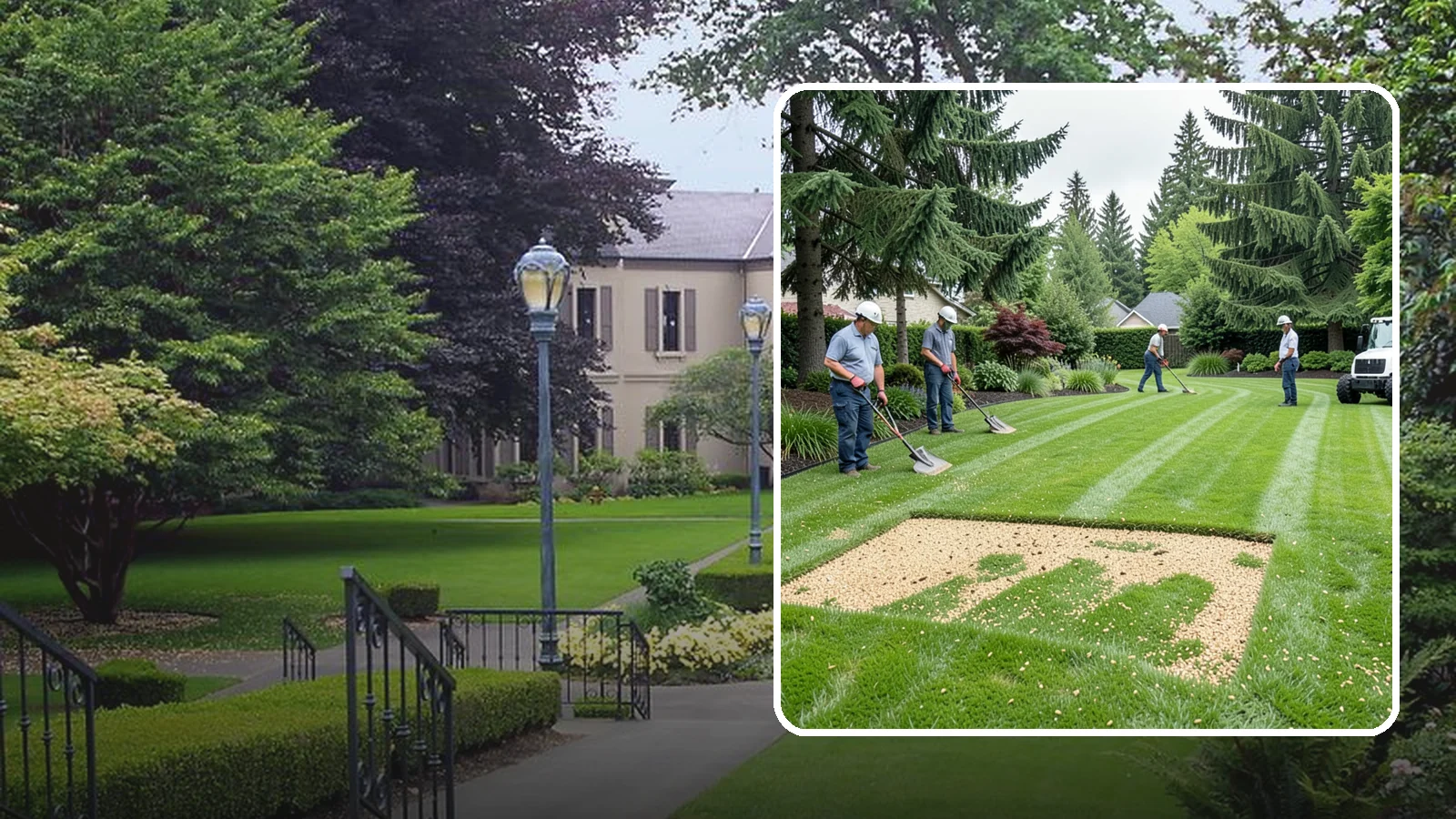 Overseeding in Woodinville, King County, WA - Overseeding that thickens thin, patchy lawns with fresh, region-appropriate grass.