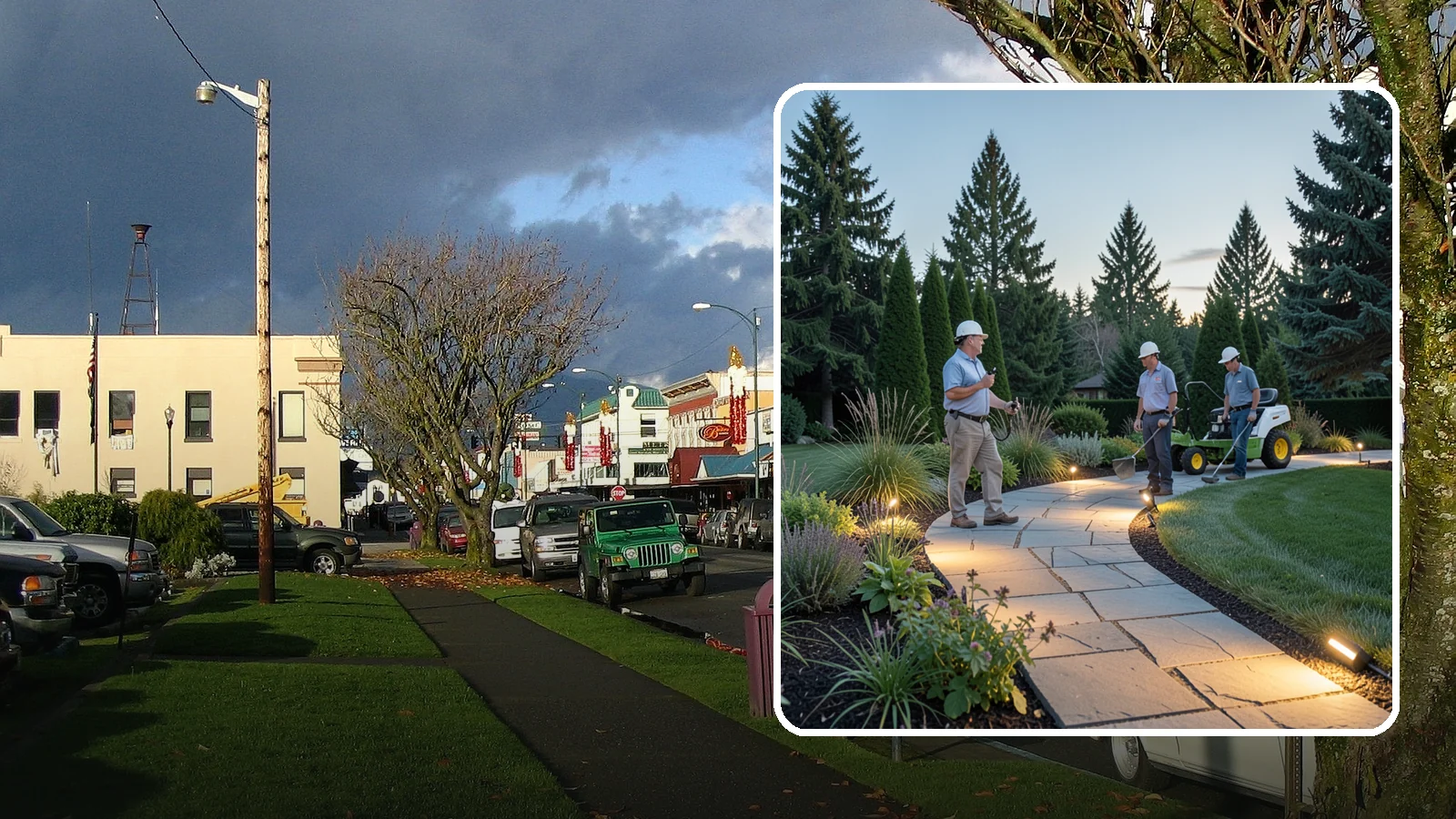 Pathway Lighting in Arlington, Snohomish County, WA - Path and walkway lighting that guides the way safely and adds a warm, welcoming glow after dark.