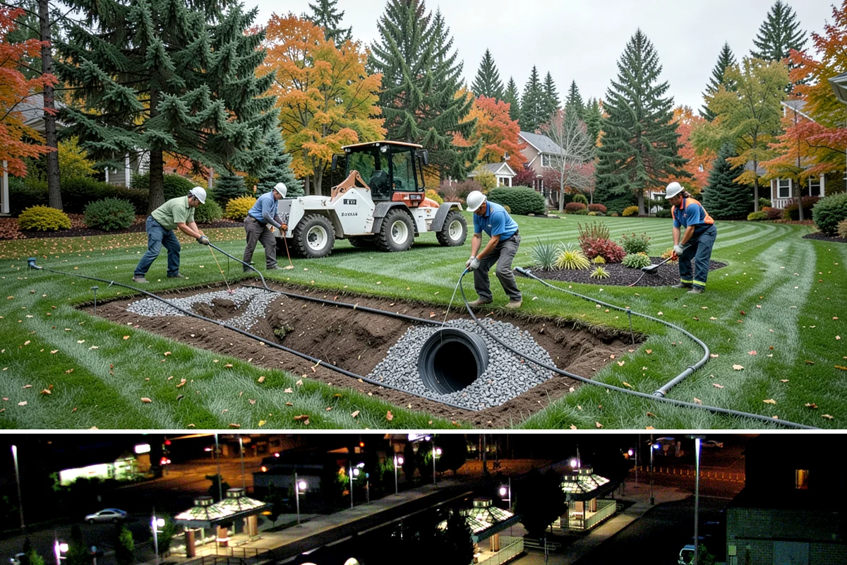 Pathway Lighting in Auburn, King County, WA - Can be installed year-round.