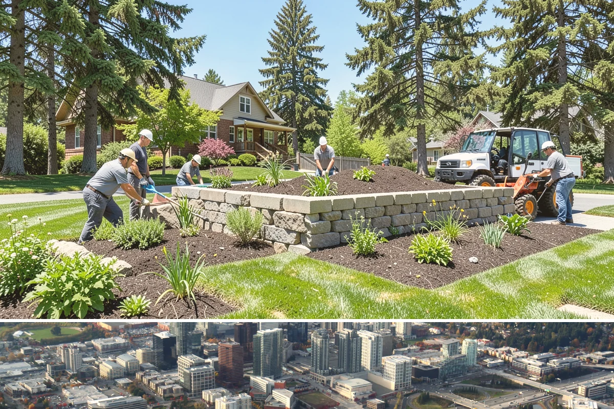 Pathway Lighting in Bellevue, King County, WA - Can be installed year-round.