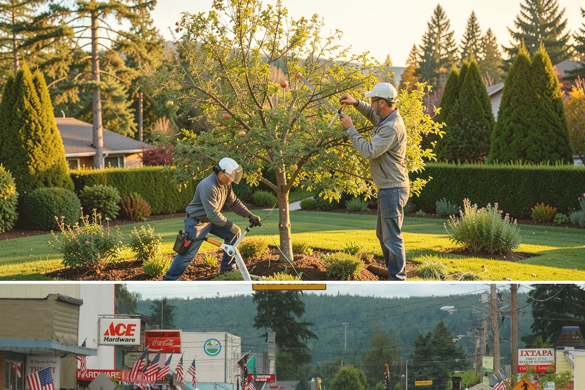 Pathway Lighting in Carnation, King County, WA - Can be installed year-round.