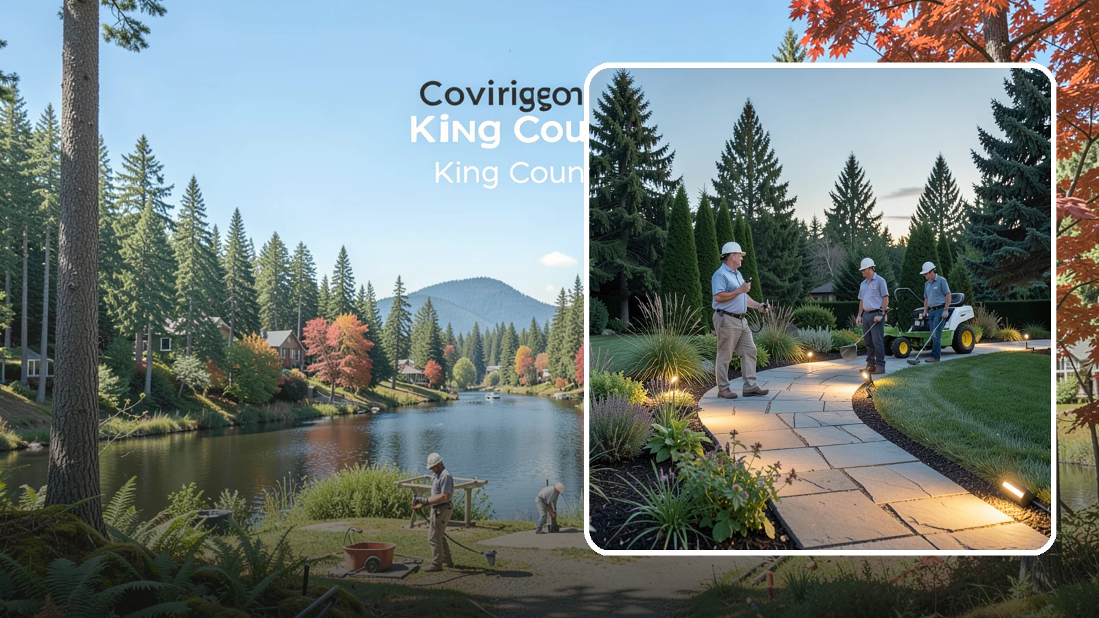 Pathway Lighting in Covington, King County, WA - Path and walkway lighting that guides the way safely and adds a warm, welcoming glow after dark.