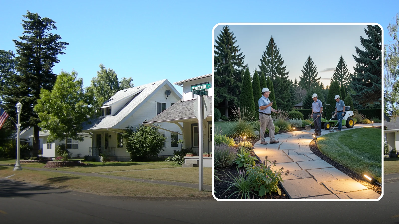 Pathway Lighting in DuPont, Pierce County, WA - Path and walkway lighting that guides the way safely and adds a warm, welcoming glow after dark.