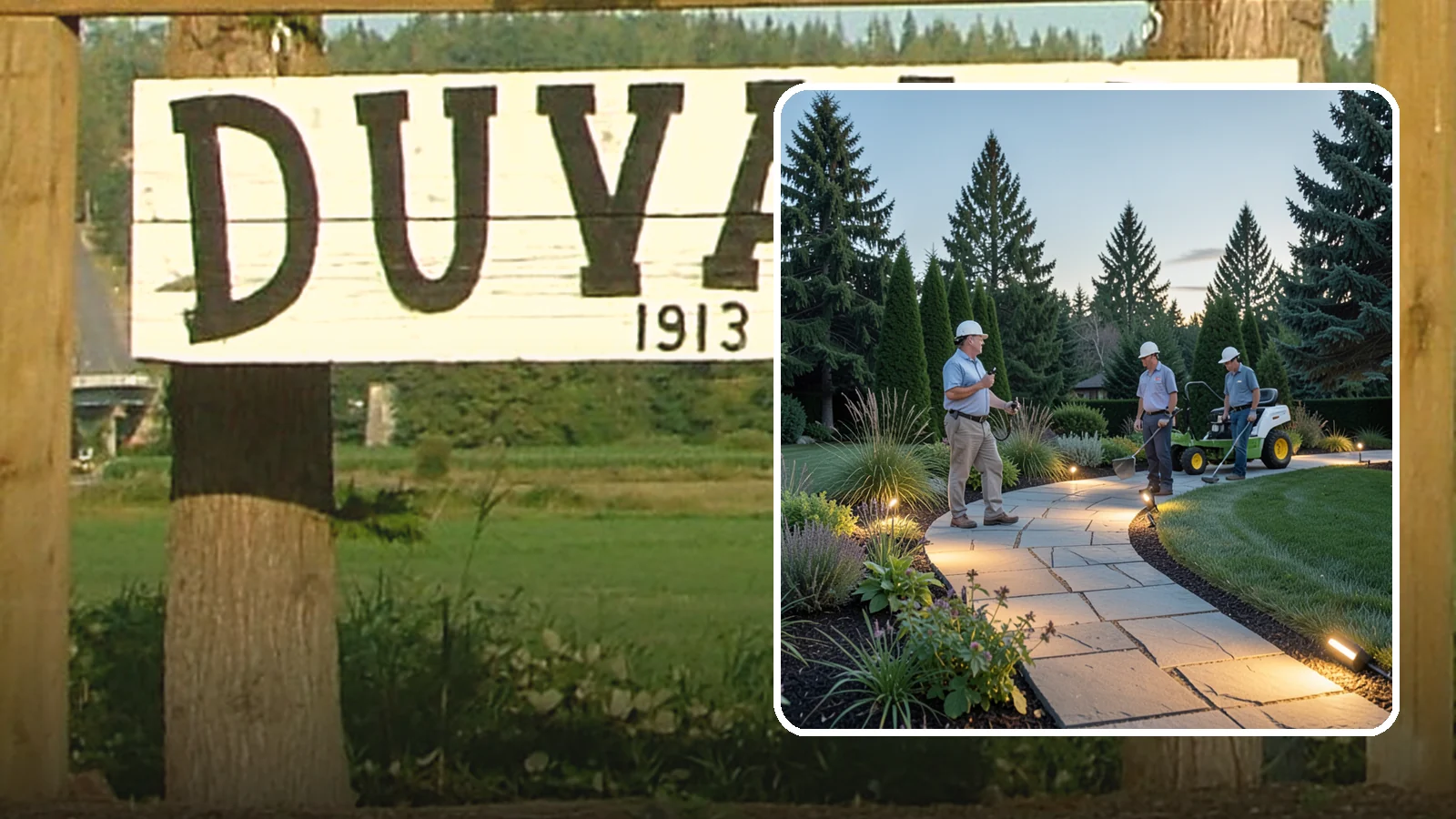 Pathway Lighting in Duvall, King County, WA - Path and walkway lighting that guides the way safely and adds a warm, welcoming glow after dark.