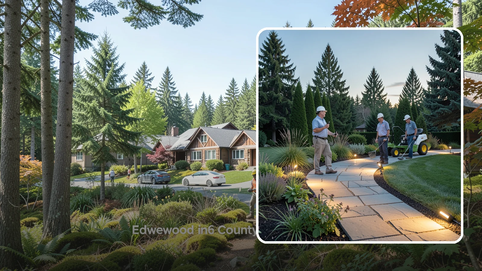 Pathway Lighting in Edgewood, Pierce County, WA - Path and walkway lighting that guides the way safely and adds a warm, welcoming glow after dark.