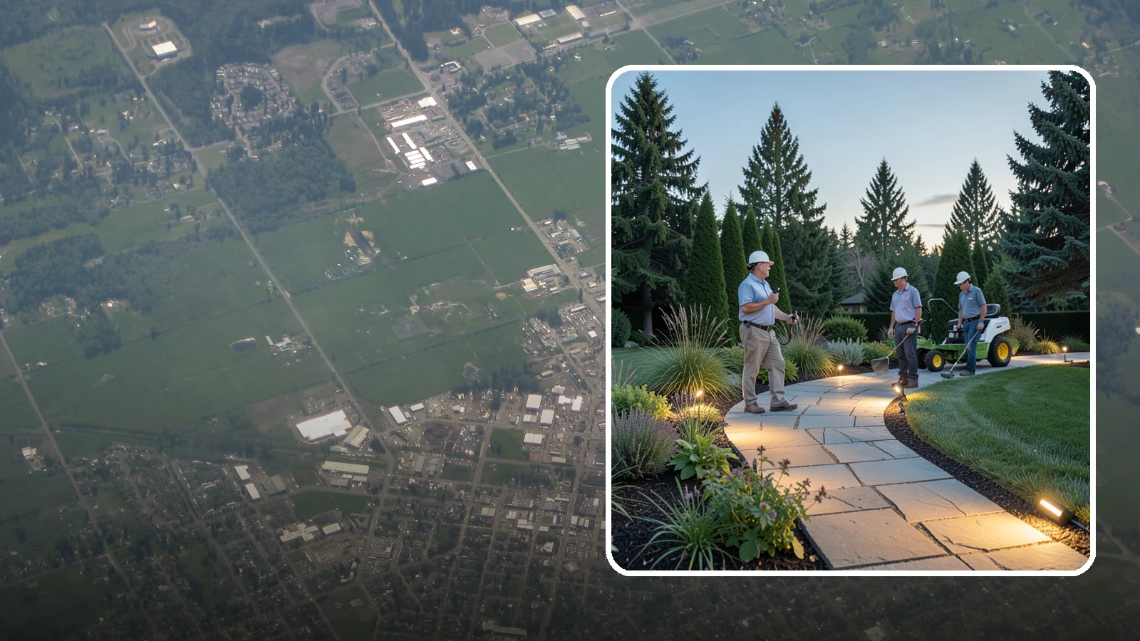Pathway Lighting in Enumclaw, King County, WA - Path and walkway lighting that guides the way safely and adds a warm, welcoming glow after dark.