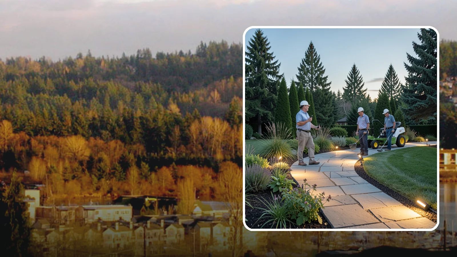 Pathway Lighting in Kenmore, King County, WA - Path and walkway lighting that guides the way safely and adds a warm, welcoming glow after dark.