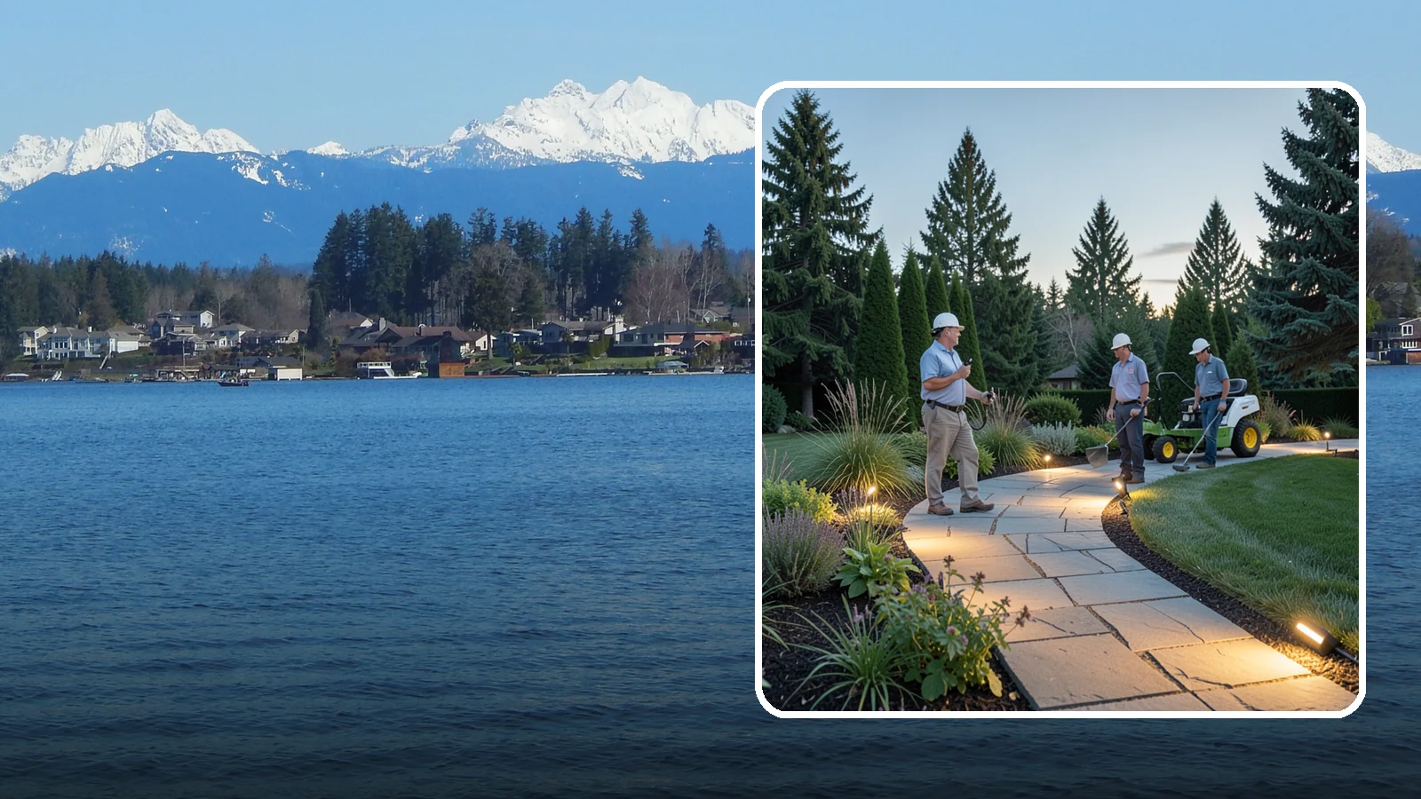 Pathway Lighting in Lake Stevens, Snohomish County, WA - Path and walkway lighting that guides the way safely and adds a warm, welcoming glow after dark.