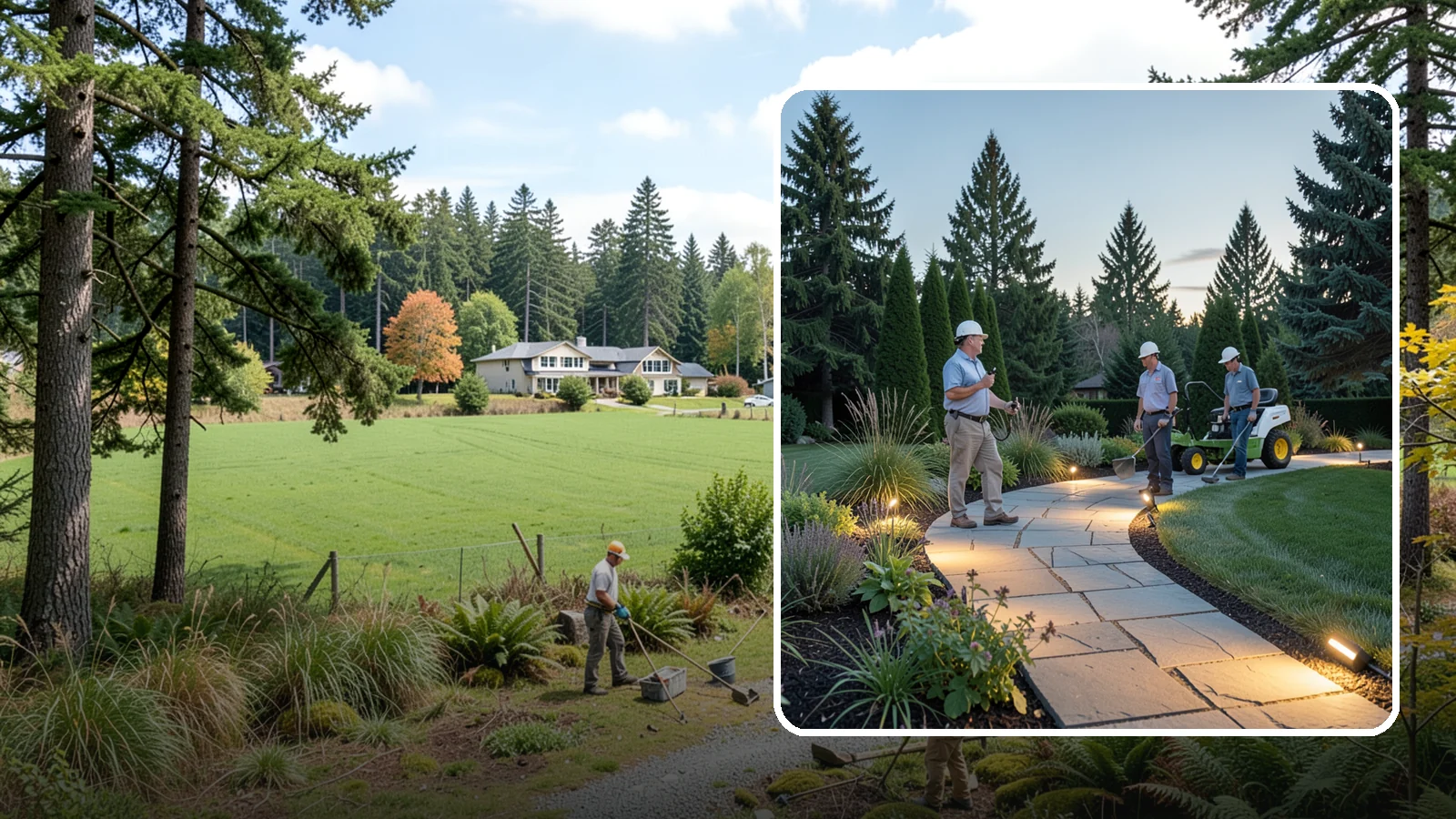 Pathway Lighting in Lyman, Skagit County, WA - Path and walkway lighting that guides the way safely and adds a warm, welcoming glow after dark.