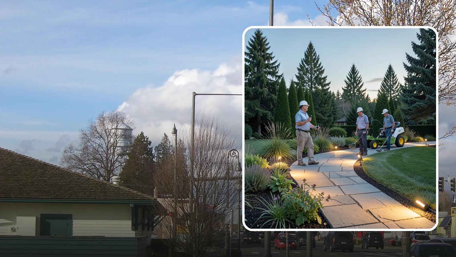 Pathway Lighting in Marysville, Snohomish County, WA - Path and walkway lighting that guides the way safely and adds a warm, welcoming glow after dark.