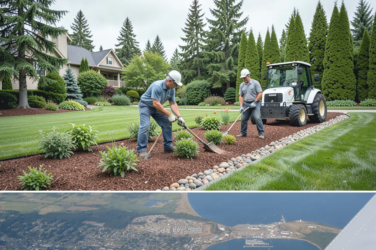 Pathway Lighting in Oak Harbor, Island County, WA - Can be installed year-round.