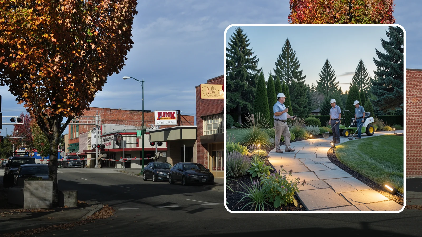 Pathway Lighting in Puyallup, Pierce County, WA - Path and walkway lighting that guides the way safely and adds a warm, welcoming glow after dark.