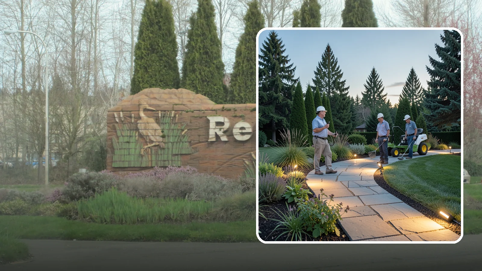 Pathway Lighting in Renton, King County, WA - Path and walkway lighting that guides the way safely and adds a warm, welcoming glow after dark.