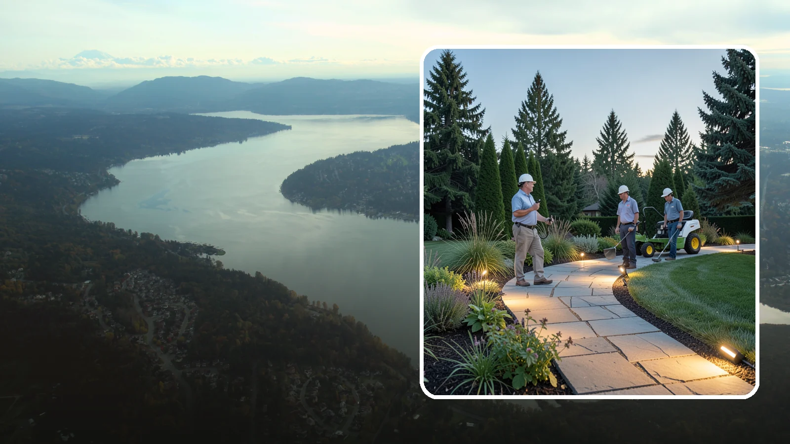 Pathway Lighting in Sammamish, King County, WA - Path and walkway lighting that guides the way safely and adds a warm, welcoming glow after dark.