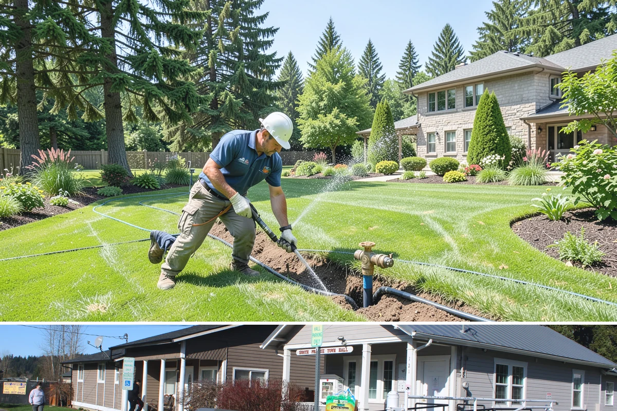 Pathway Lighting in South Prairie, Pierce County, WA - Can be installed year-round.