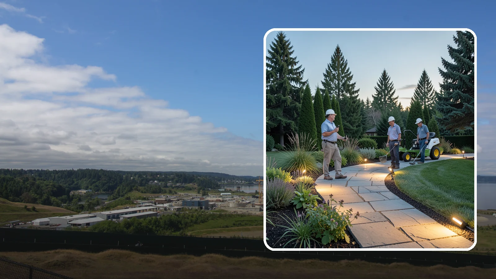 Pathway Lighting in University Place, Pierce County, WA - Path and walkway lighting that guides the way safely and adds a warm, welcoming glow after dark.