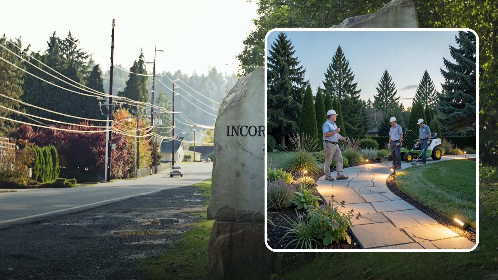 Pathway Lighting in Wilkeson, Pierce County, WA - Path and walkway lighting that guides the way safely and adds a warm, welcoming glow after dark.