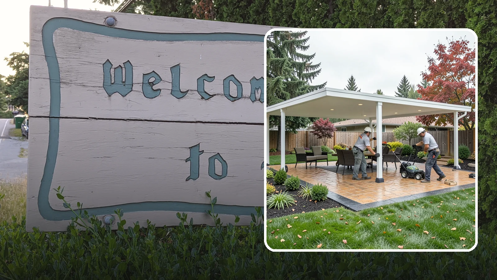 Patio Cover Installation in Brier, Snohomish County, WA - Solid and louvered patio covers that make your outdoor space usable rain or shine, year-round.