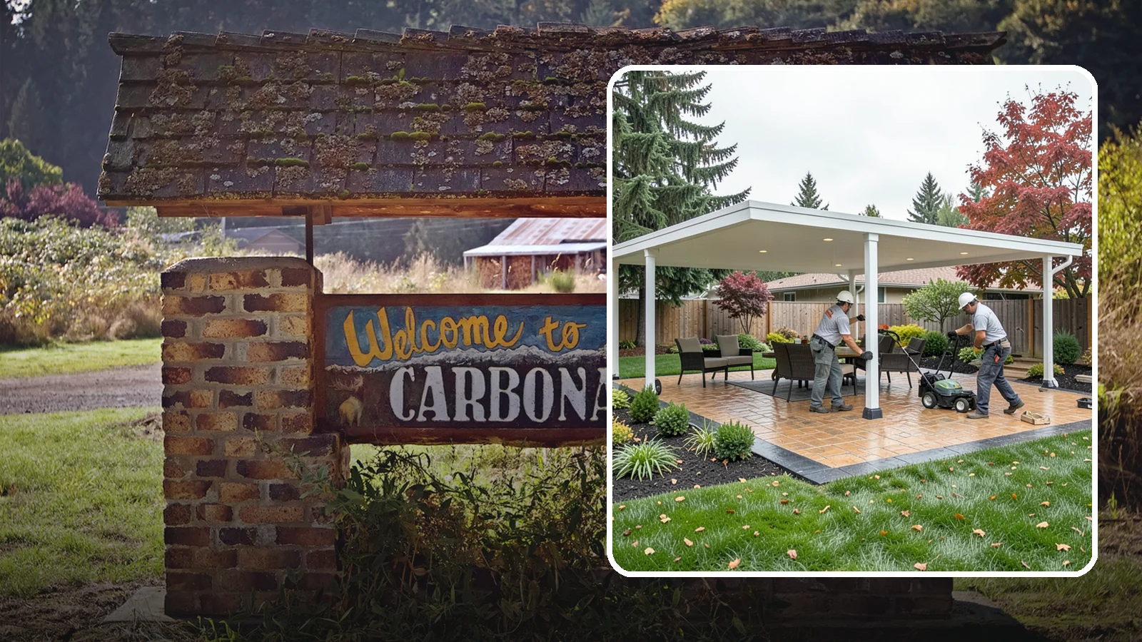 Patio Cover Installation in Carbonado, Pierce County, WA - Solid and louvered patio covers that make your outdoor space usable rain or shine, year-round.