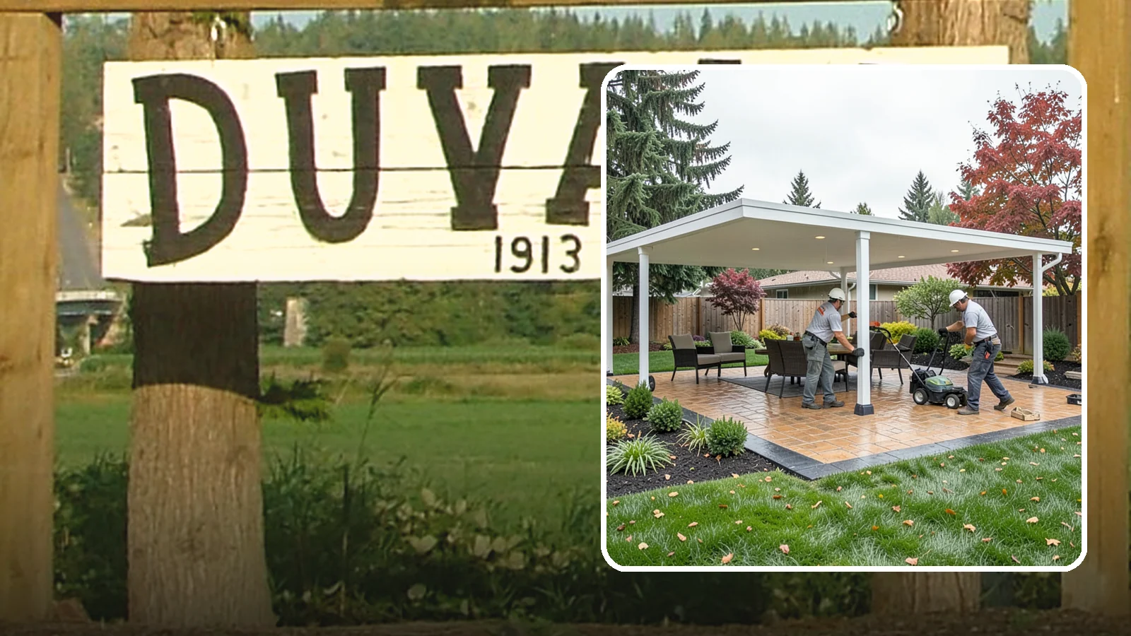 Patio Cover Installation in Duvall, King County, WA - Solid and louvered patio covers that make your outdoor space usable rain or shine, year-round.