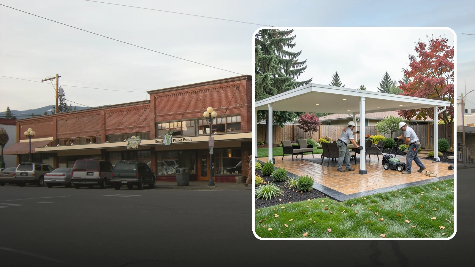 Patio Cover Installation in Sedro-Woolley, Skagit County, WA - Solid and louvered patio covers that make your outdoor space usable rain or shine, year-round.