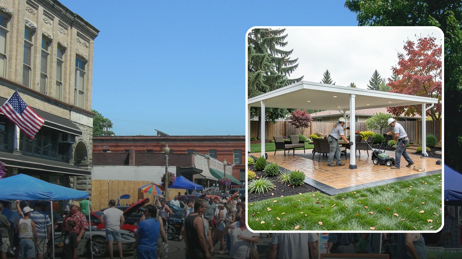 Patio Cover Installation in Snohomish, Snohomish County, WA - Solid and louvered patio covers that make your outdoor space usable rain or shine, year-round.