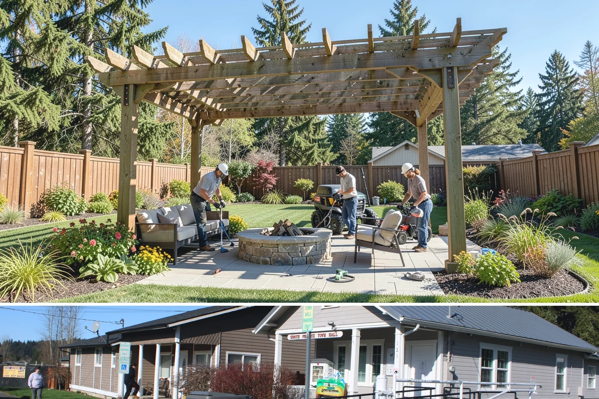 Patio Cover Installation in South Prairie, Pierce County, WA - Best built spring through fall