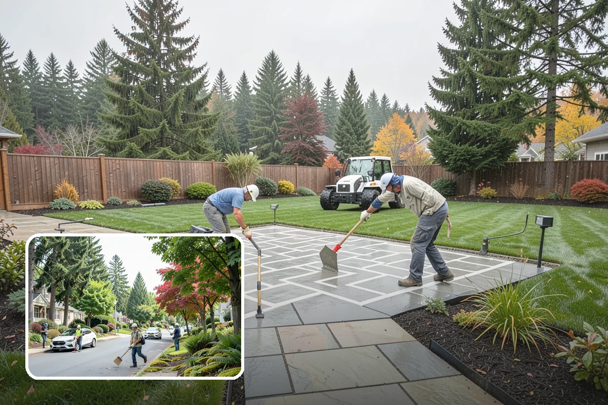Patio Installation in Beaux Arts Village, King County, WA - Adds a true outdoor living room