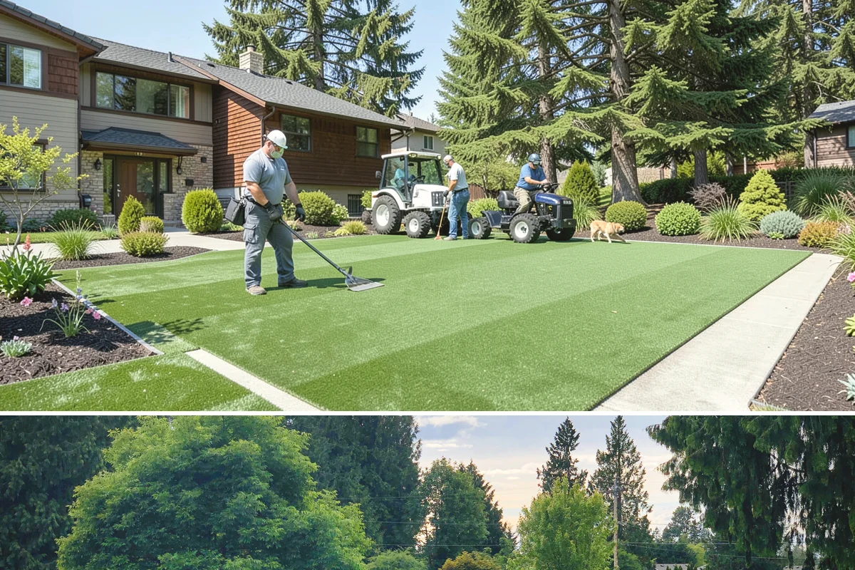 Patio Installation in Bonney Lake, Pierce County, WA - Best built spring through fall.