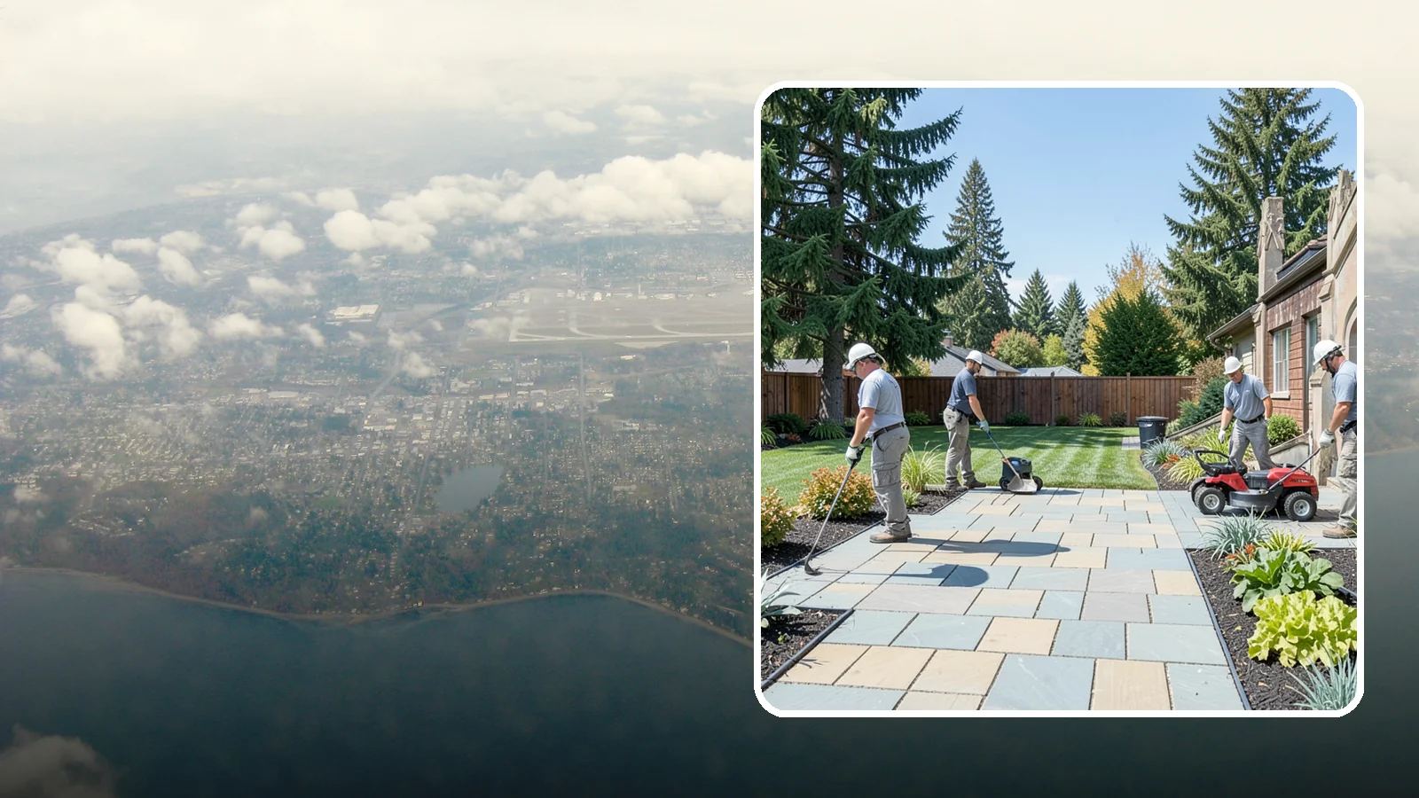 Patio Installation in Burien, King County, WA - Custom paver, stone, and concrete patios built to create durable, beautiful outdoor living space.