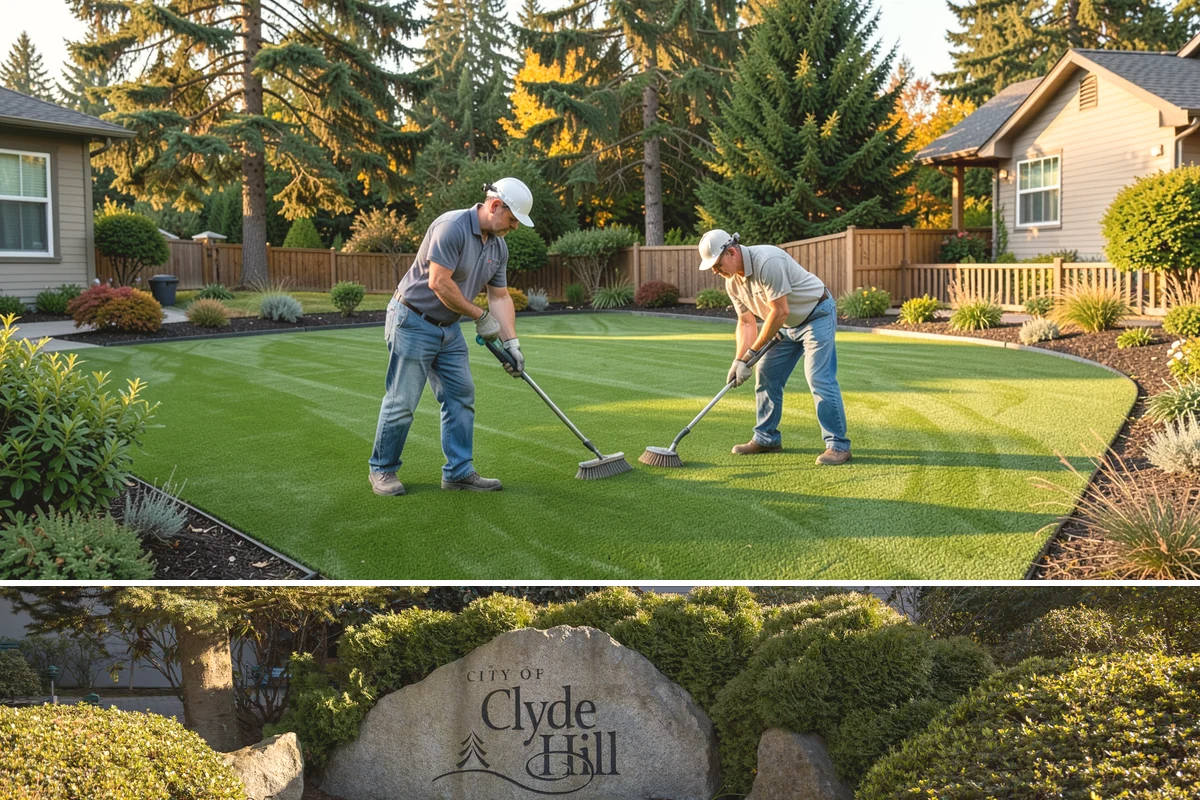 Patio Installation in Clyde Hill, King County, WA - Best built spring through fall.