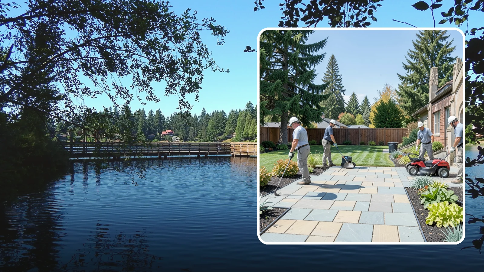 Patio Installation in Federal Way, King County, WA - Custom paver, stone, and concrete patios built to create durable, beautiful outdoor living space.