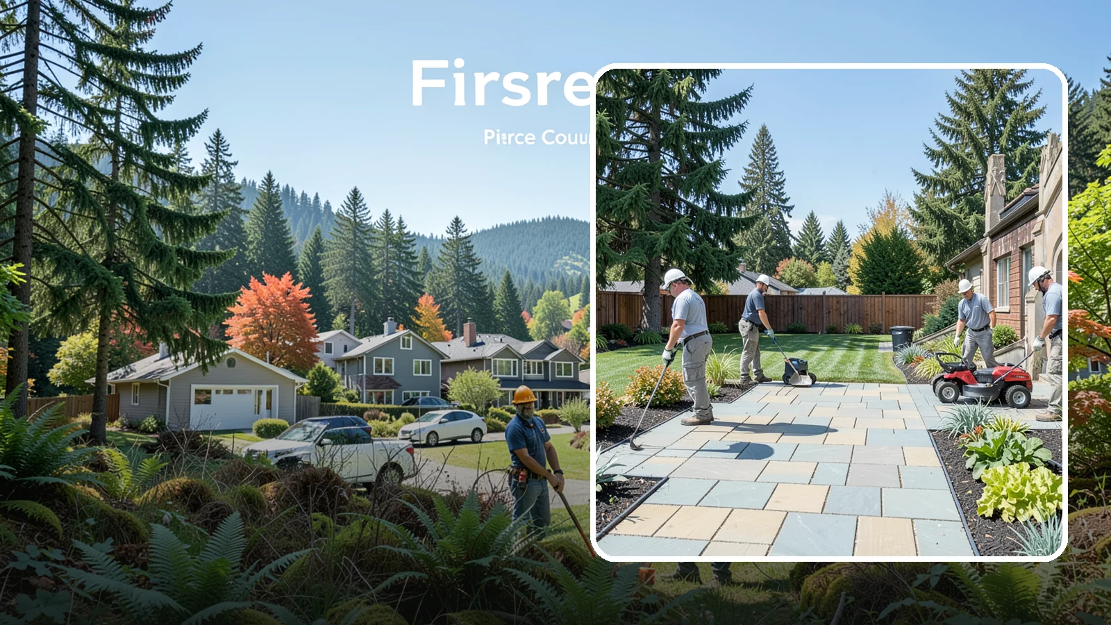 Patio Installation in Fircrest, Pierce County, WA - Custom paver, stone, and concrete patios built to create durable, beautiful outdoor living space.