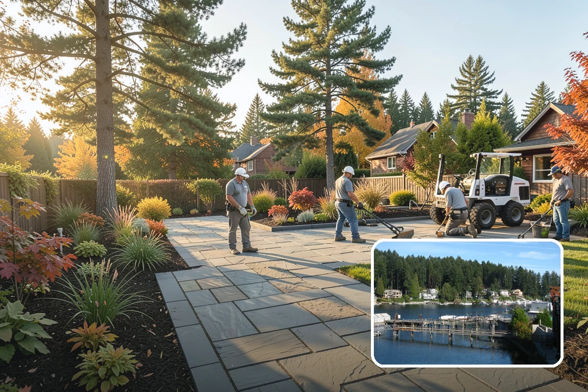 Patio Installation in Gig Harbor, Pierce County, WA - Adds a true outdoor living room